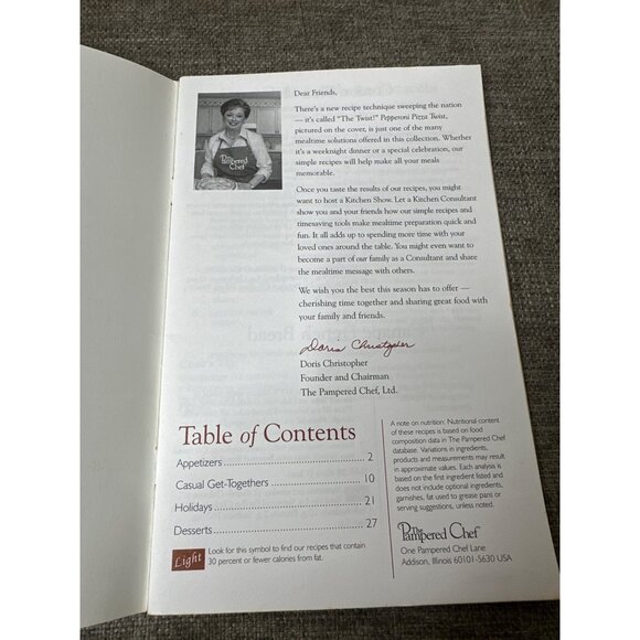 5 Pk Pampered Chef Seasons Best Fall/Winter 1998 2000 2001 2002 2008 Cookbooks - Picture 11 of 16